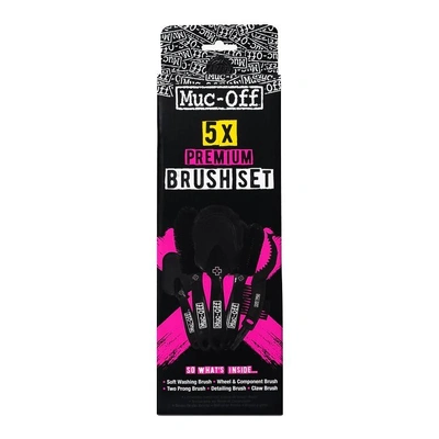 Muc-Off Motorcycle Brush Set X 5