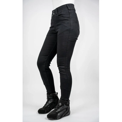 Bull-It Womens Fury Slim/Extra Short Motorcycle Jeggings - Black