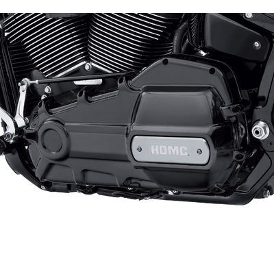 Harley-Davidson Dominion Outer Primary Oil Fill Insert - Brushed Aluminum