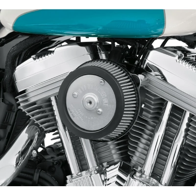 Screamin&#39; Eagle Round Sportster High-Flow Air Cleaner Kit - Chrome