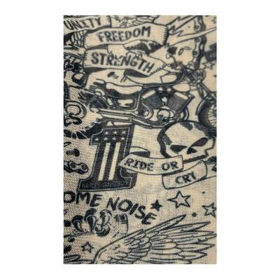 Harley-Davidson Newbown/Infant Boys Creeper With Tattoo Sleeves - Black