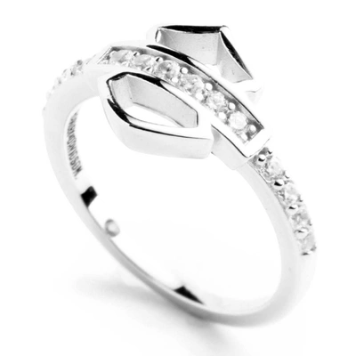 Harley-Davidson Womens Embellished Bar &amp; Shield Logo Ring - Stirling Silver