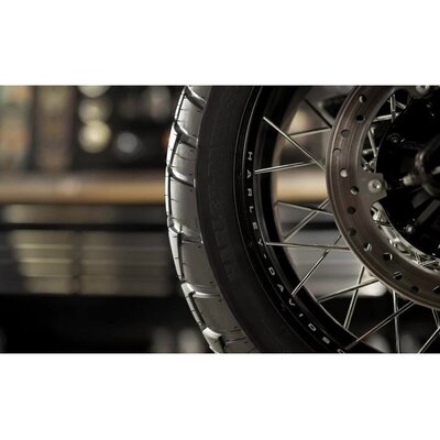 Harley-Davidson Michelin Scorcher Adventure Front Tire - 120/70R19 - Black Wall