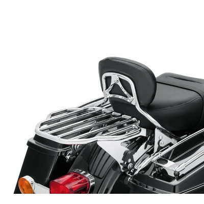 King H-D Detachables Two-Up Luggage Rack - Chrome