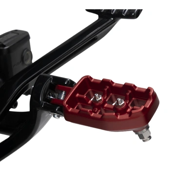 Harley-Davidson Redline Rider Footpegs - Red Anodized