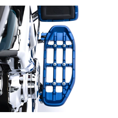 Harley-Davidson Redline Rider Footboard Kit - Blue Anodized