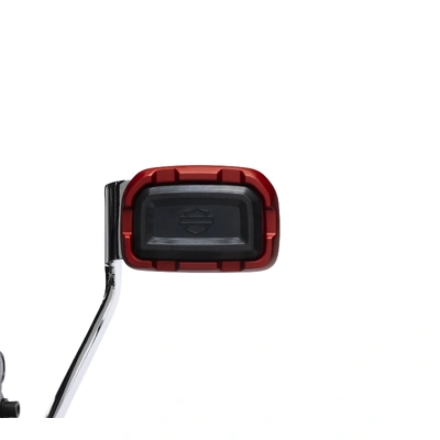 Harley-Davidson Redline Small Brake Pedal Pad - Red Anodized