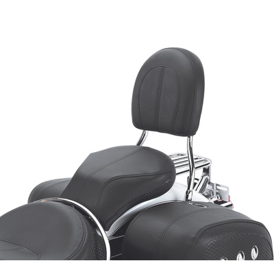 Tall Passenger Backrest Pad for Softail One-Piece Upright- Softail Deluxe Pattern