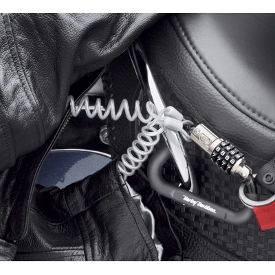 Harley-Davidson Helmet / Jacket Security Cable