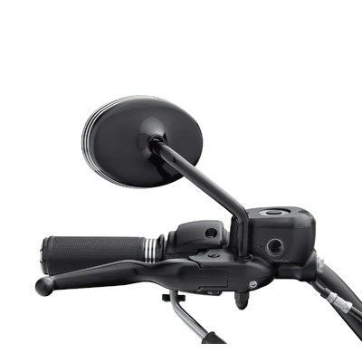Edge Cut Dome Mirrors - Black