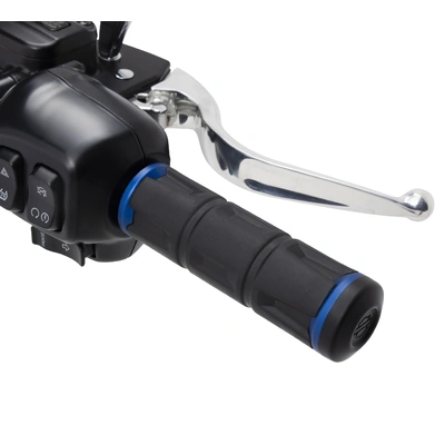 Harley-Davidson Redline Hand Grips - Blue Anodized