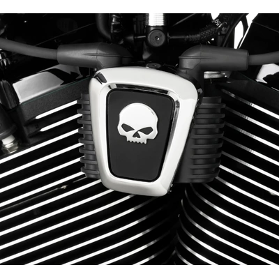 Willie G Skull Coil Cover - Chrome
