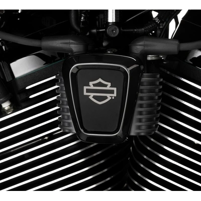 Harley-Davidson Bar &amp; Shield Coil Cover - Black