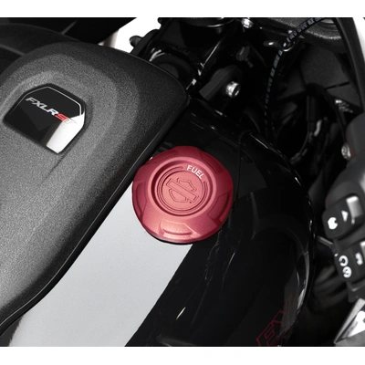 Harley-Davidson Redline Fuel Cap - Red Anodized