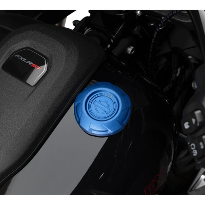 Harley-Davidson Redline Fuel Cap - Blue Anodized