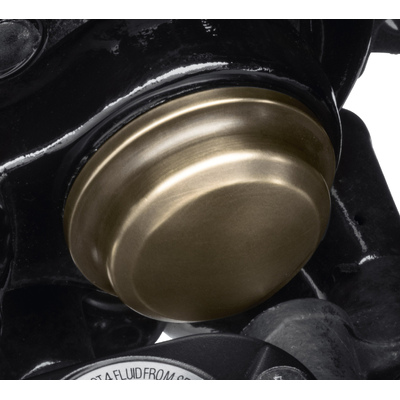 Brass Swingarm Pivot Bolt Cover