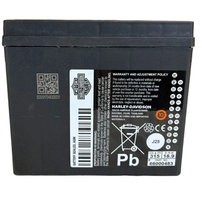 Harley-Davidson AGM Original Equipment Battery Softail/Dyna