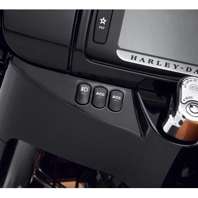 Harley-Davidson Auxiliary Power Switch Kit - Fairing Mount