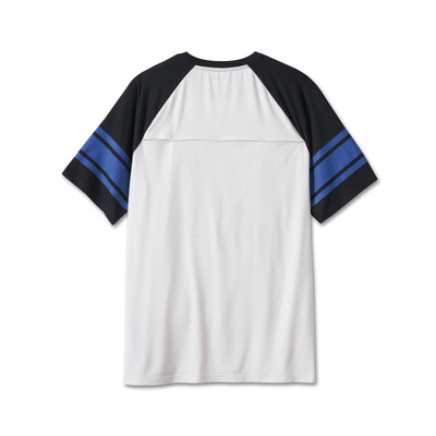 Harley-Davidson Mens #1 Performance Tee - Colorblocked/Bright White