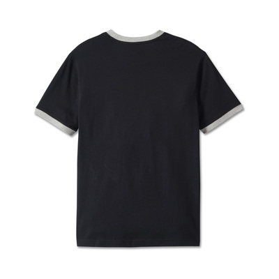 Harley-Davidson Mens #1 Racing Ringer Tee - Black Beauty - Black Beauty