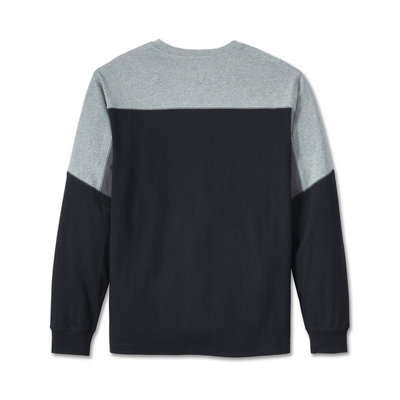 Harley-Davidson Mens Pro Racing Jersey - Colorblock - Grey Heather - Colorblock - Grey Heather