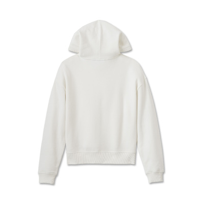 Harley-Davidson Oversized Washed Bar &amp; Shield Womens Hoodie - Cloud Dancer