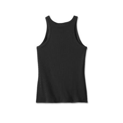 Harley-Davidson Stacked Bar &amp; Shield Racerback Womens Tank Top - Harley Black