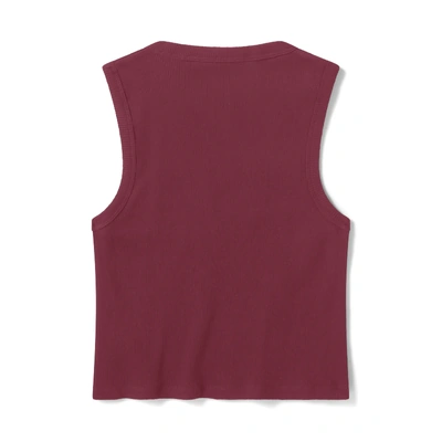 Dickies x H-D® Winged Bar &amp; Shield Ribbed Tank - Tibetin Red