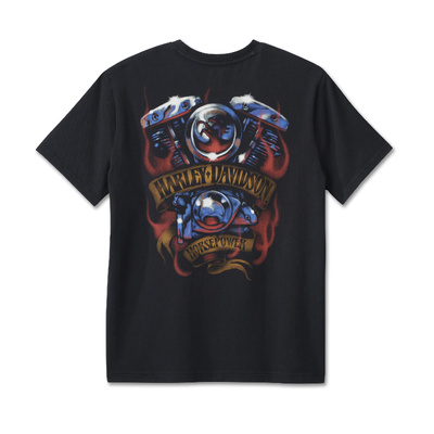 Harley-Davidson Loaded with Horsepower Graphic Tee - Harley Black