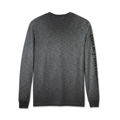 Harley-Davidson Men&#39;s Oil Can Slub Long Sleeve Tee