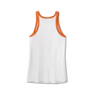 Womens Screamin Eagle Ribbed Tank - Bright White