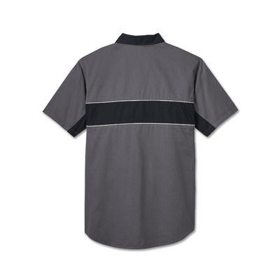 Harley-Davidson Men&#39;s The Garage Mechanic Short Sleeve Shirt - Quiet Shade