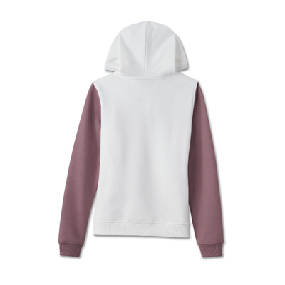 Harley-Davidson Raglan Womens Hoodie - Colorblock Cloud Dancer &amp; Wistful Mauve