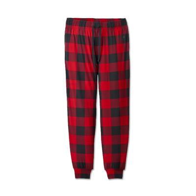 Harley-Davidson Women&#39;s Bar &amp; Shield Plaid Long Sleeve Pajama Set - Chili Pepper