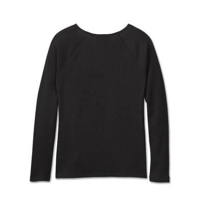 Harley-Davidson Women&#39;s Harley-Davidson Old English Thermal Top - Harley Black