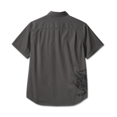 Harley-Davidson Year of The Dragon Short Sleeve Mens Shirt - Blackened Pearl