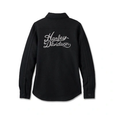 Harley-Davidson Womens Onwards Shirt Jacket - Black Beauty