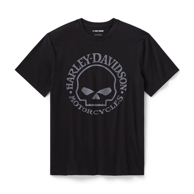 Harley-Davidson Mens Willie G Skull Hat &amp; Tee Gift Set - Harley Black