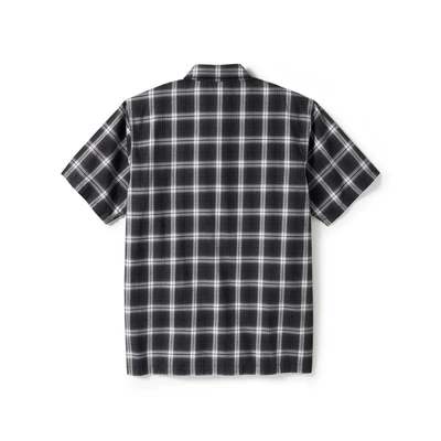 Harley-Davidson Mens Staple Short Sleeve Shirt - Plaid - Harley Black &amp; Cloud Dancer