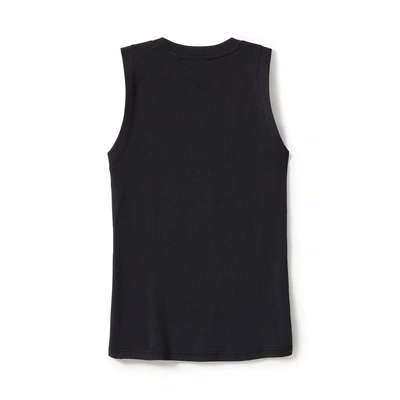 Harley-Davidson Womens Essential Arched Font Ribbed Tank - Harley Black