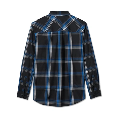 Harley-Davidson The Bagger Long Sleeve Mens Shirt - Black Plaid