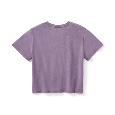 Womens Dickies x H-D Flaming Eagle Boxy Crop Tee - Jam