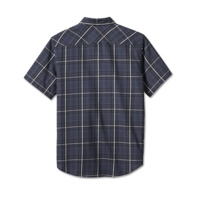 Harley-Davidson Mens Genuine Shirt - Blue Plaid - Blue Plaid