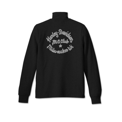 Womens Hill Climber Crew Zip Front Fleece Jacket - Black Beauty