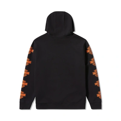 Harley-Davidson Mens Essential Bar &amp; Shield Pullover Hoodie - Harley Black