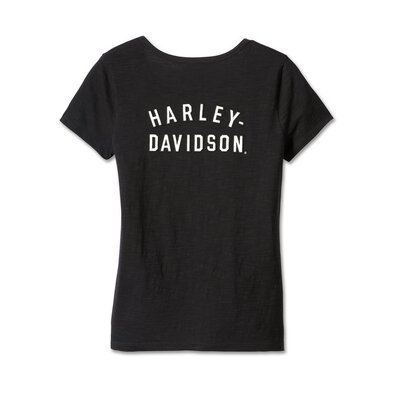 Womens Champion Club Slub Tee - Black Beauty