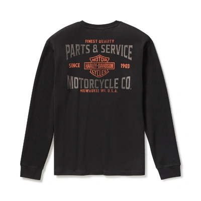 Harley-Davidson Men's Parts &amp; Service Long Sleeve Thermal - Harley Black