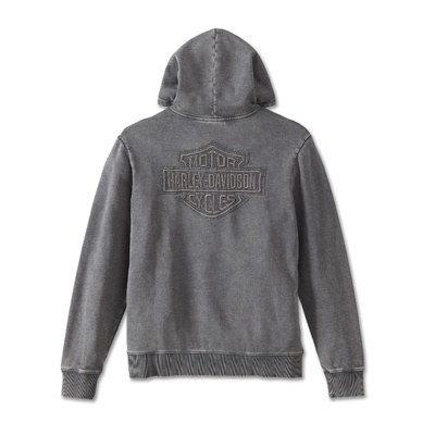 Harley-Davidson Mens Kickstart Hoodie - Blackened Pearl