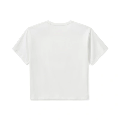 Harley-Davidson Womens Flaming Eagle Boxy Tee - Cloud Dancer