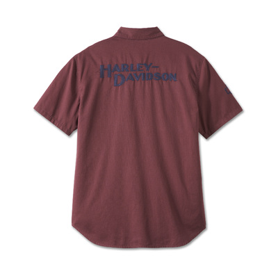Harley-Davidson Whiplash Mens Shirt - Decadent Chocolate
